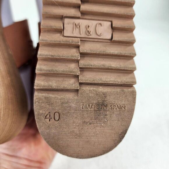 Musse & Cloud Women's sandals Fabiana brown US 9.5 Platform Slingback Sandal - Picture 8 of 9